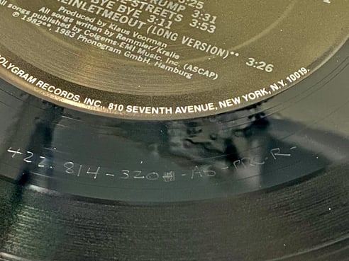 t and e dead wax